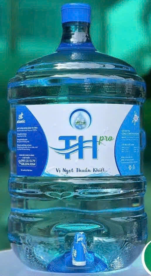 Nước tinh khiết TH 20 lít vòi