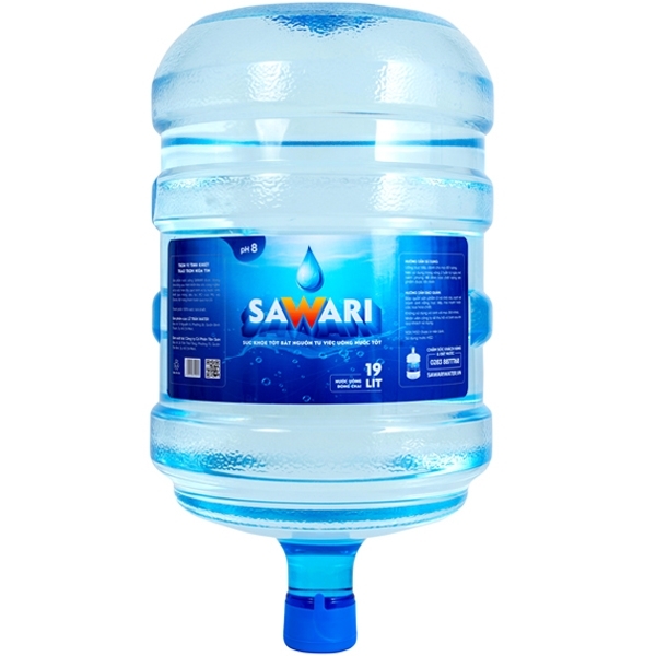 Nước tinh khiết Sawari 19 lít vòi up